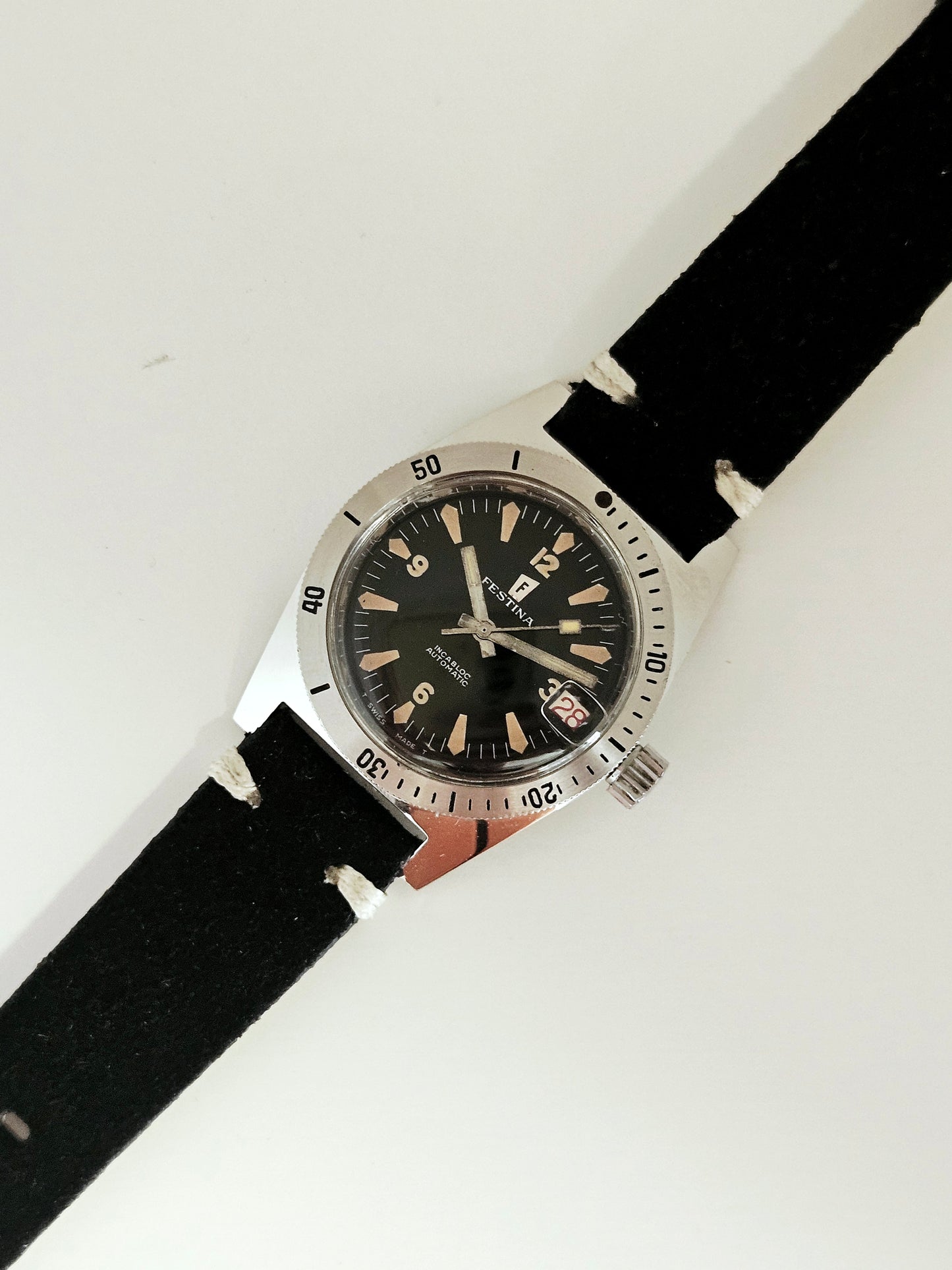 Festina - Skin Diver 600 Feet - Automatico - Steel Case - TSwissT
