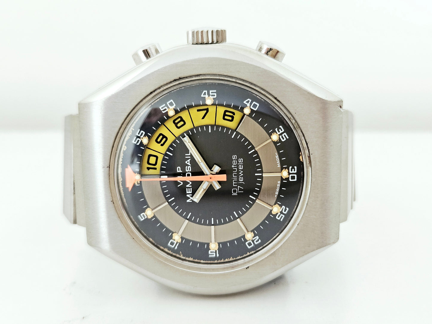 Vip - Memosail - Ref. 4168-1 - Regata Chronograph Watch - All Stainless Steel