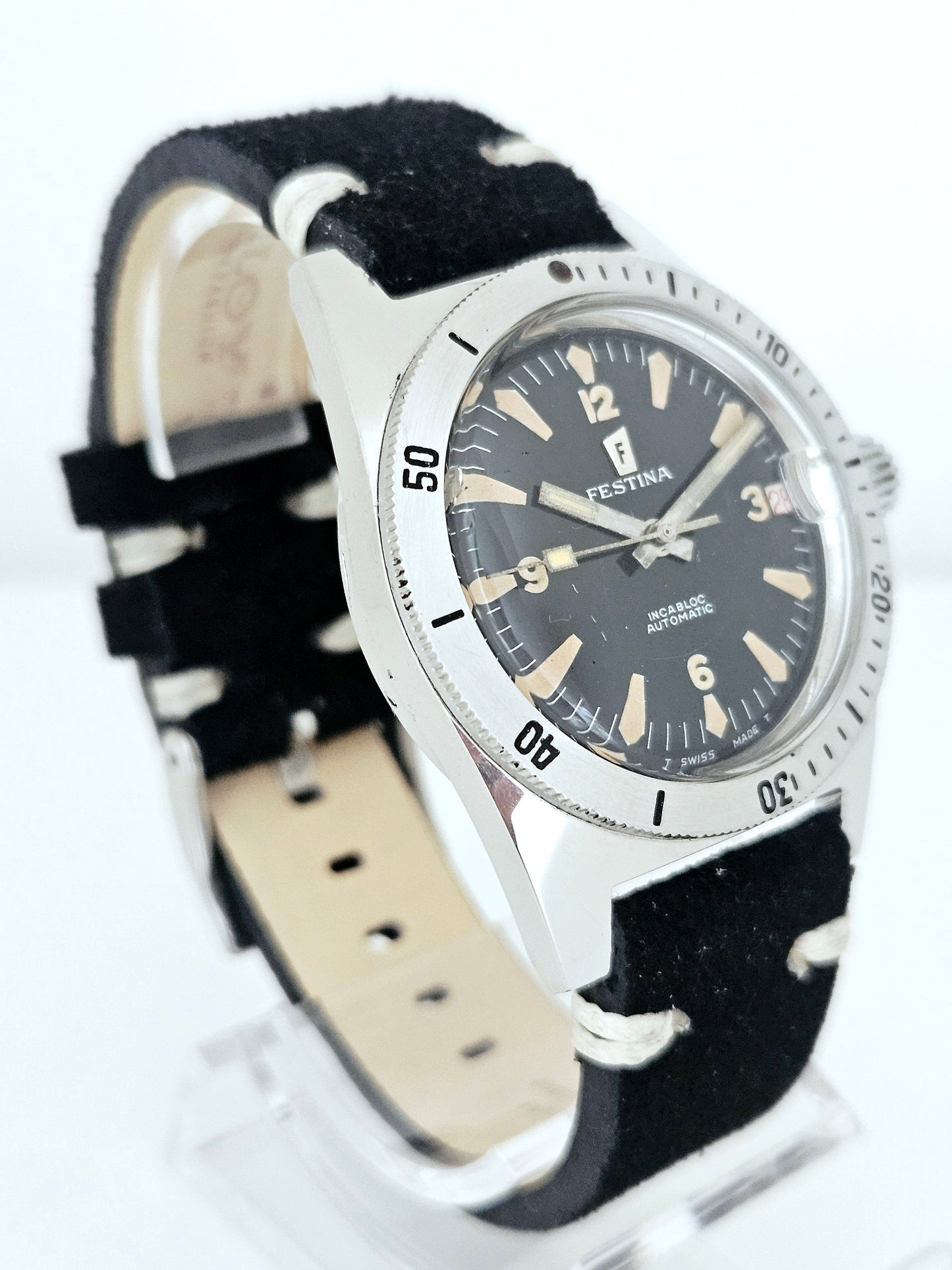 Festina - Skin Diver 600 Feet - Automatico - Steel Case - TSwissT