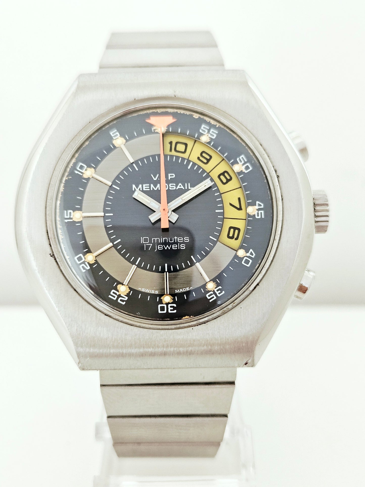 Vip - Memosail - Ref. 4168-1 - Regata Chronograph Watch - All Stainless Steel