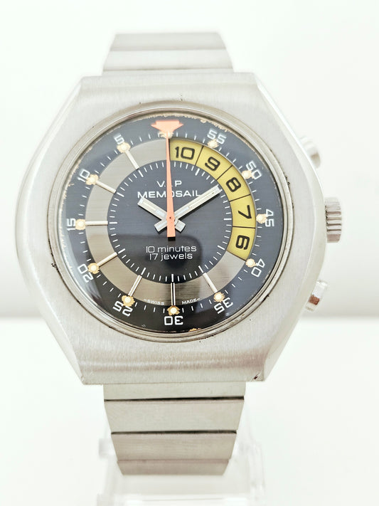 Vip - Memosail - Ref. 4168-1 - Regata Chronograph Watch - All Stainless Steel