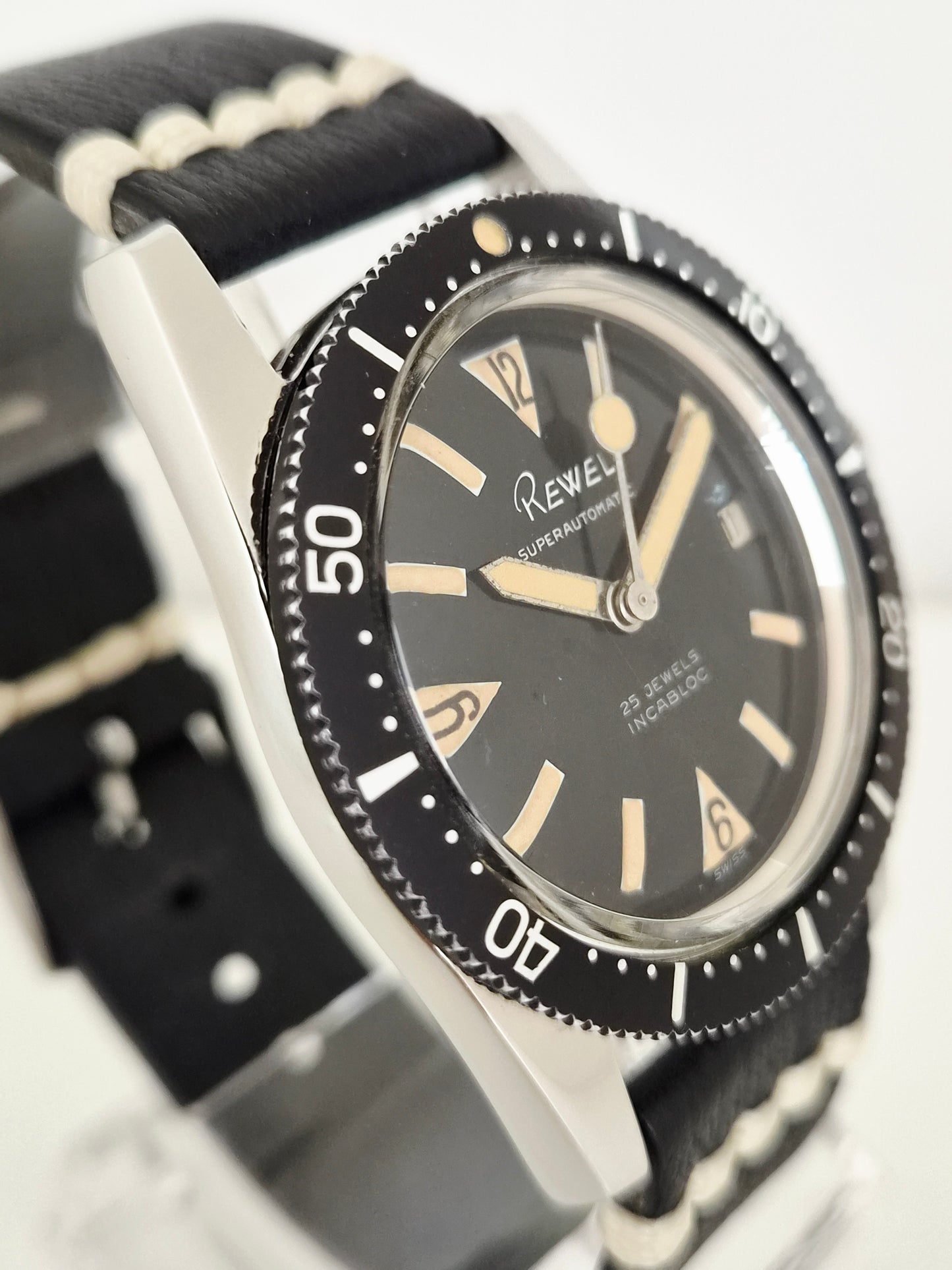 Rewel - Skin Diver - Mod. Submarine - Automatico - Steel Case 38 mm