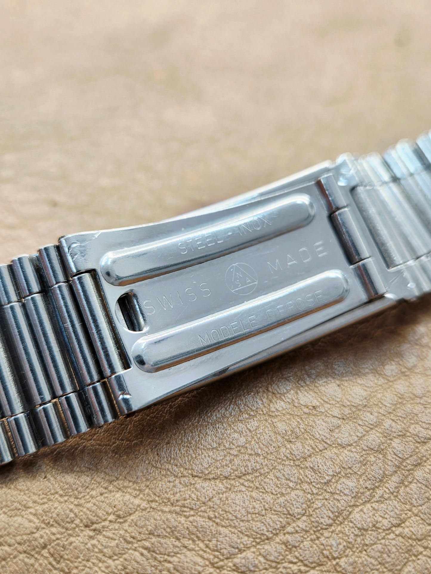 Bracciale Novavit S.A. - NSA x Zodiac - Acciaio Vintage - 18 mm