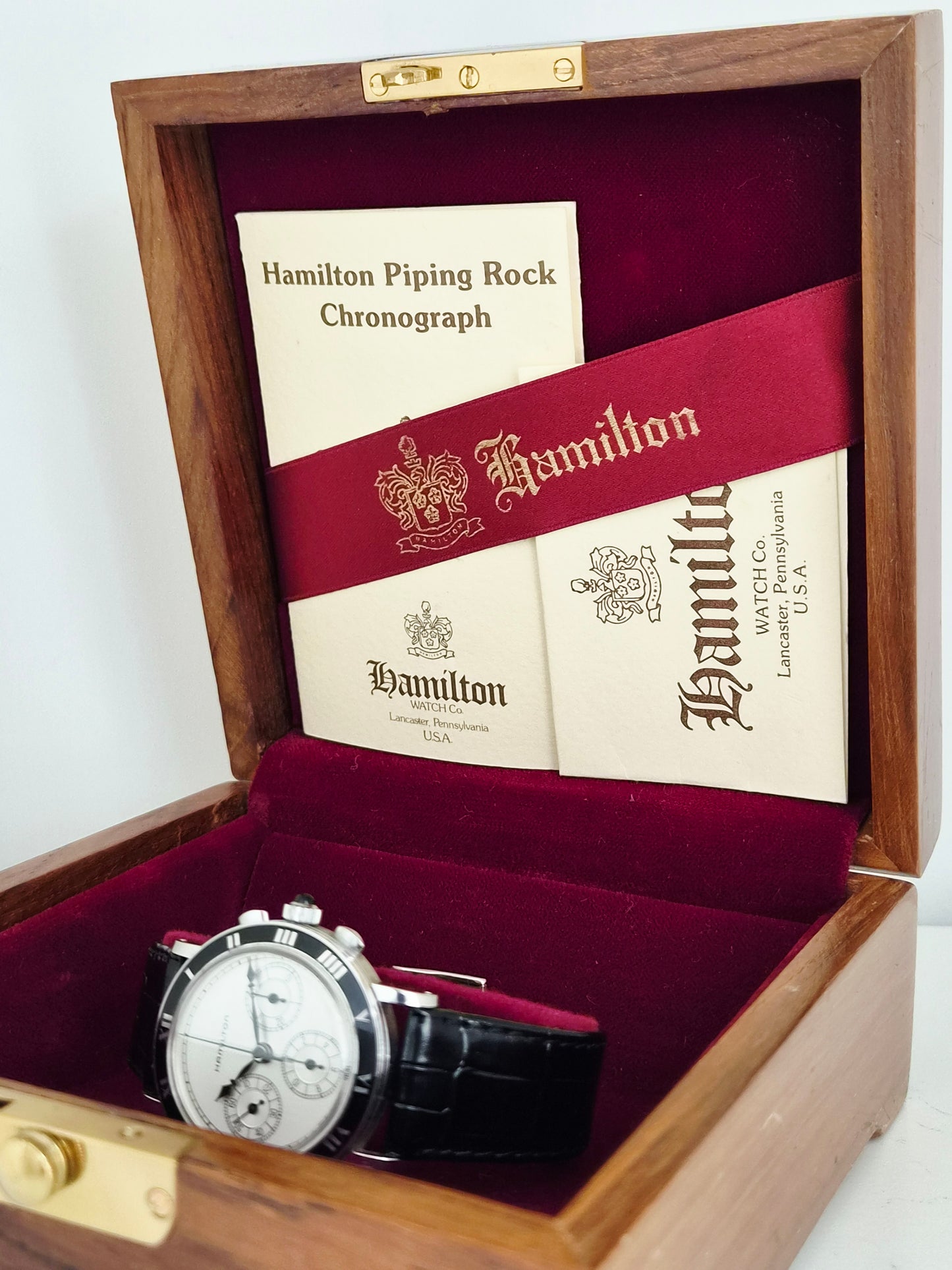 Hamilton - Piping Rock - Lemania Tricompax Chronograph - Art Déco