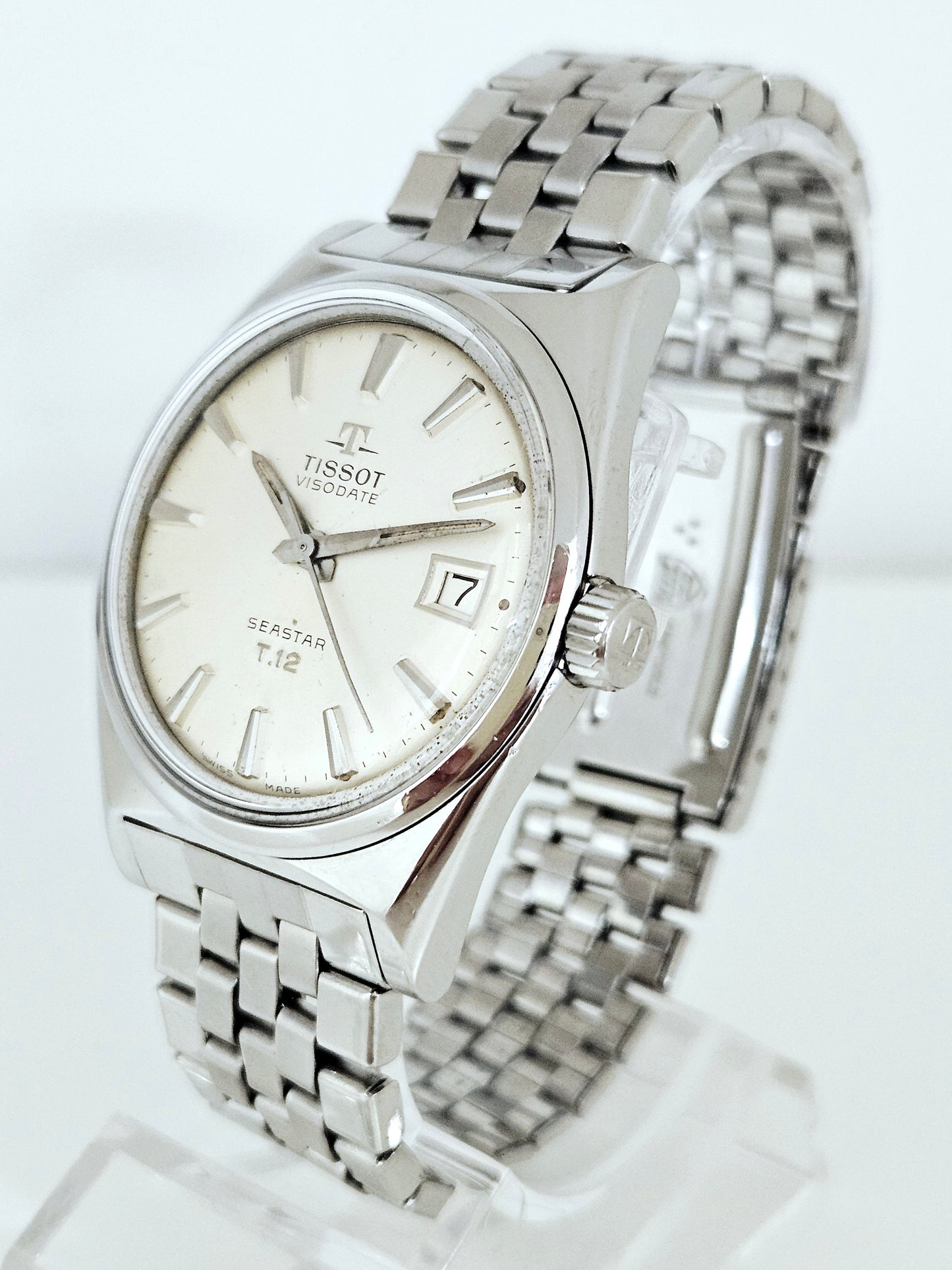 Tissot - Seastar Visodate T-12 - Ref. - 41512/42512-3 - Gay Freres Bracelet