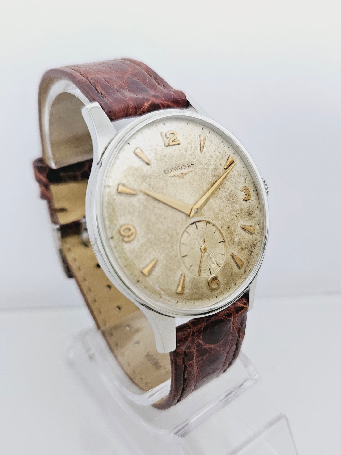 Longines - Calatrava - Ref. 4915 - Oversize Steel Case - Cal. 1268Z