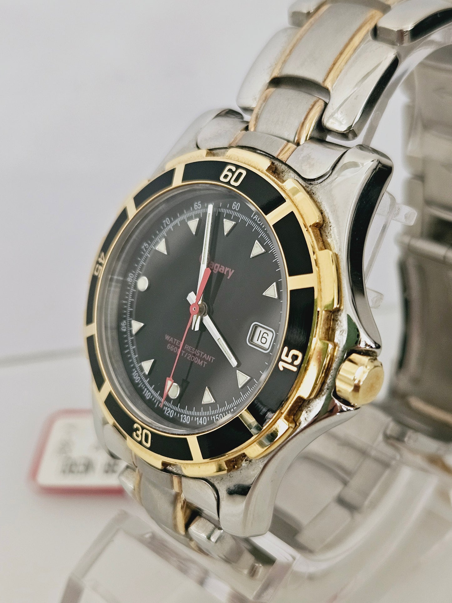 Vagary - Marlin - Gold & Steel - Swiss Mov - Nos Watch - 660Ft