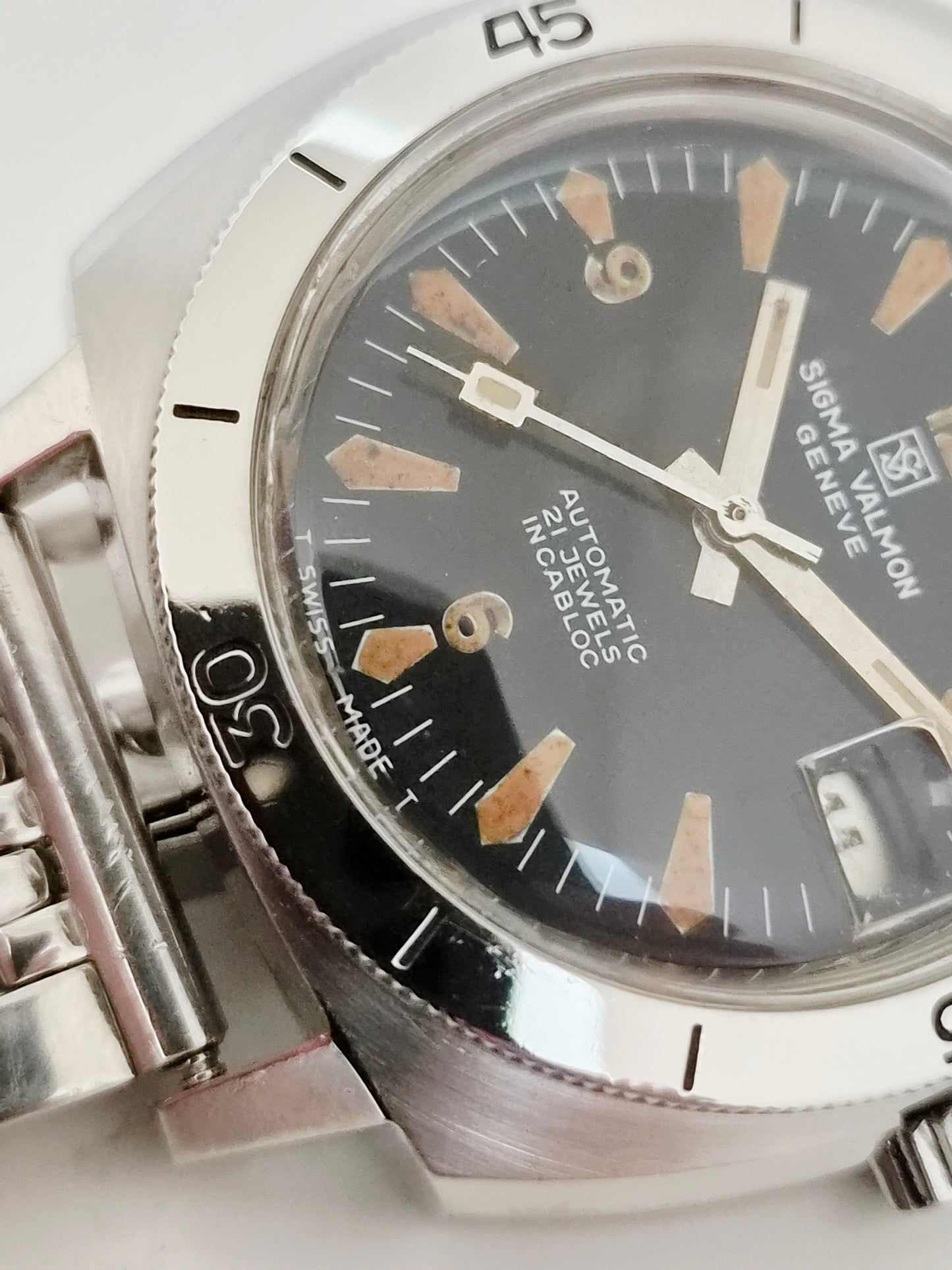 Sigma Valmon Genève- Baby Pam -  Ref. 1199 -  Diver - 600Ft