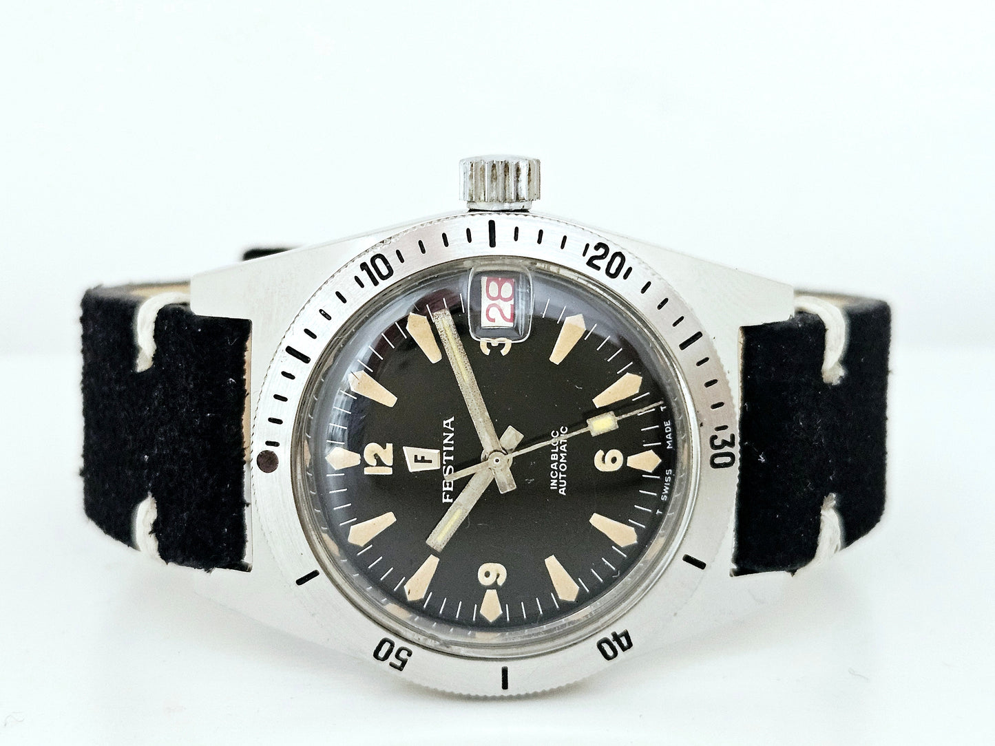 Festina - Skin Diver 600 Feet - Automatico - Steel Case - TSwissT