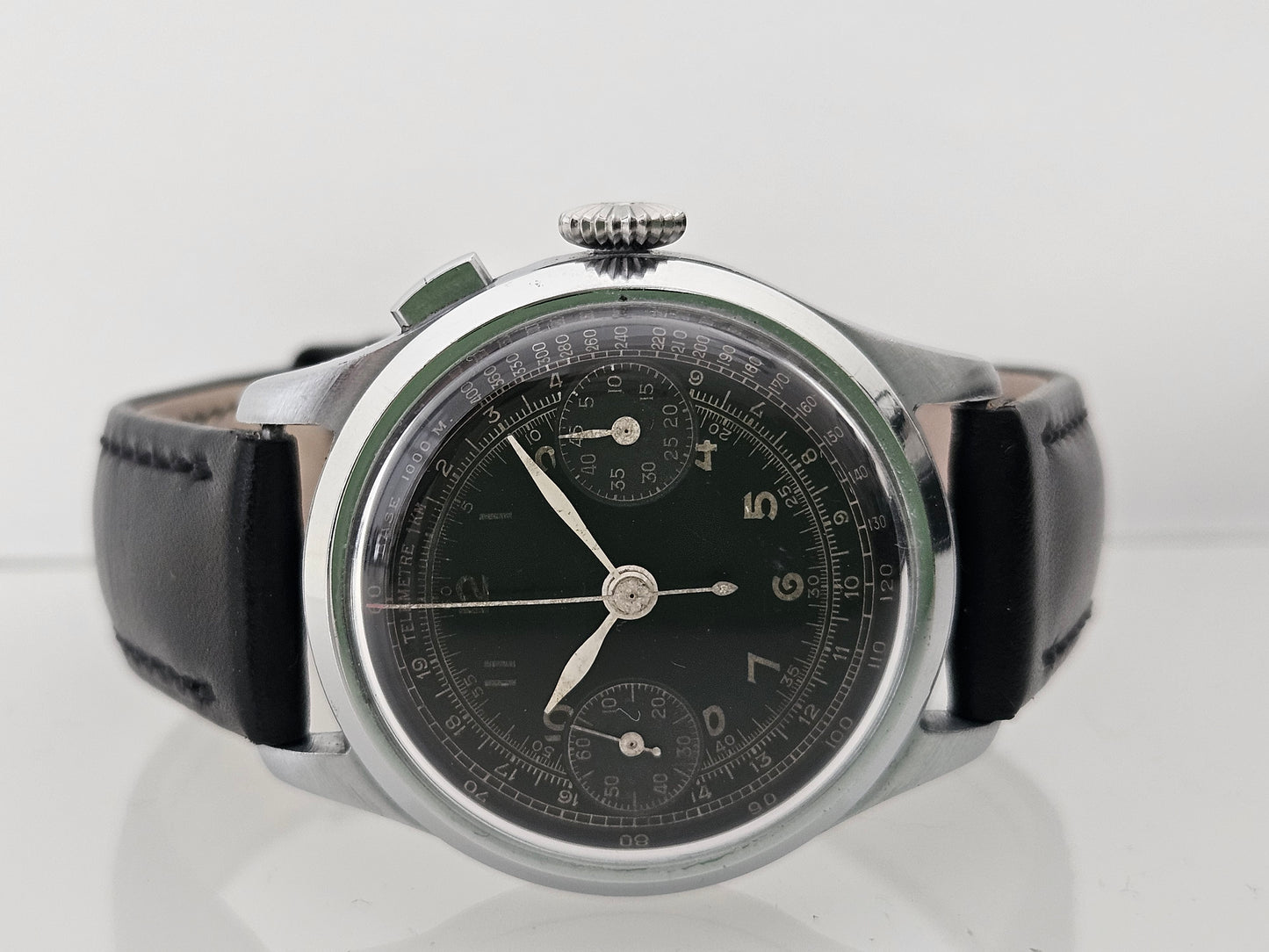 Angelus 210 Chronograph - Mono Pusher - Vintage Bicompax Watch