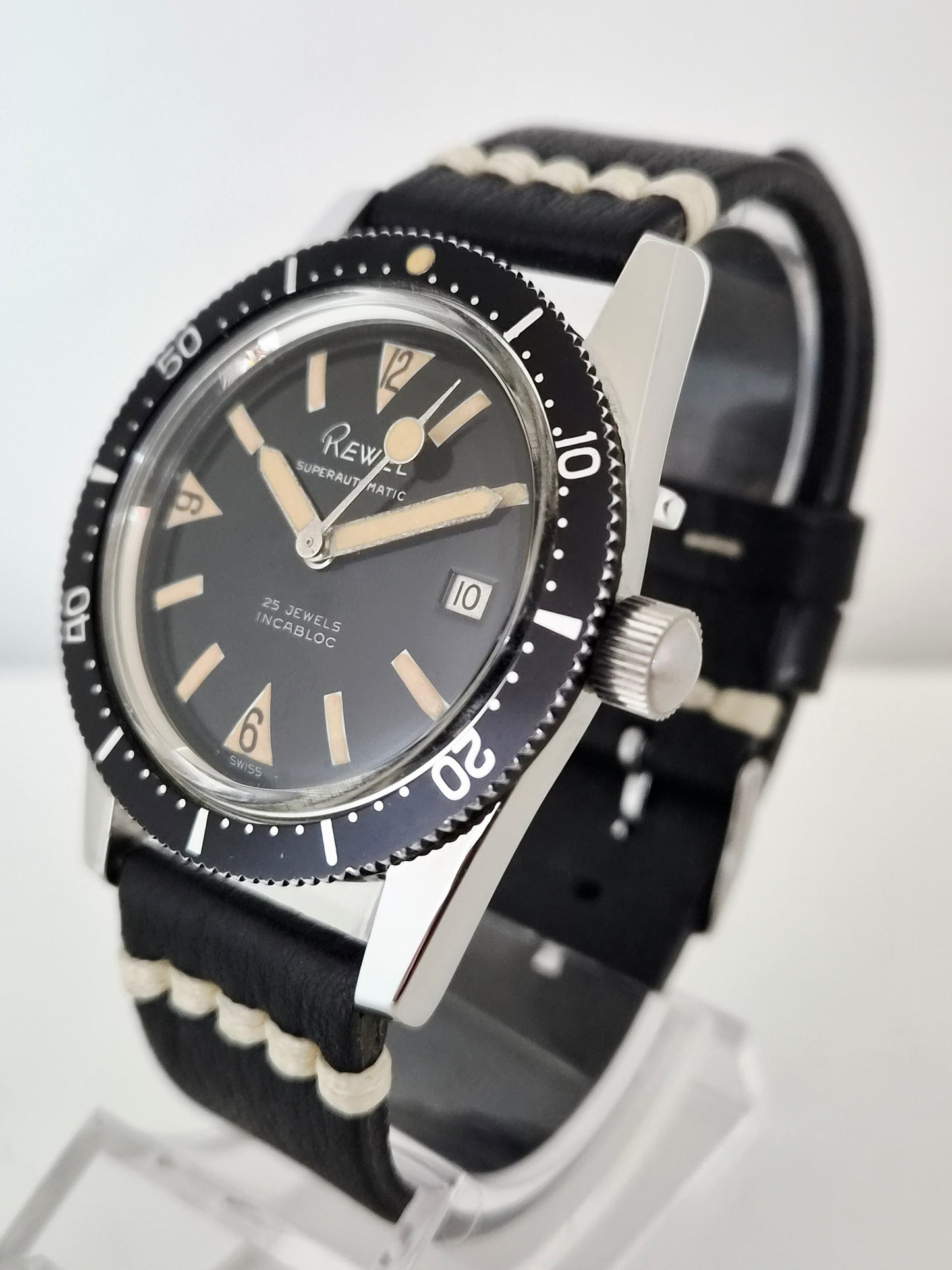 Rewel - Skin Diver - Mod. Submarine - Automatico - Steel Case 38 mm