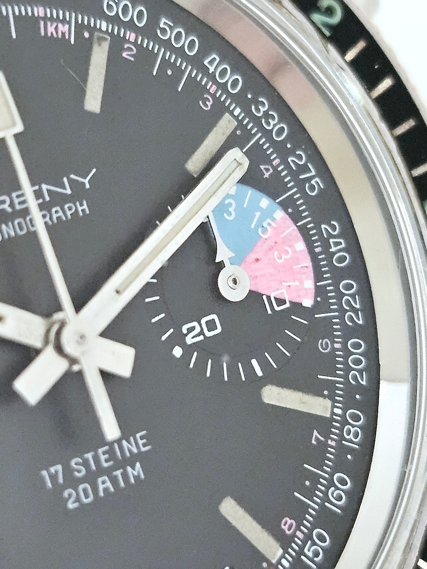 Careny (Jenny & Cie. SA) - Diver Chronograph - Valjoux 7733 - 20 Atm