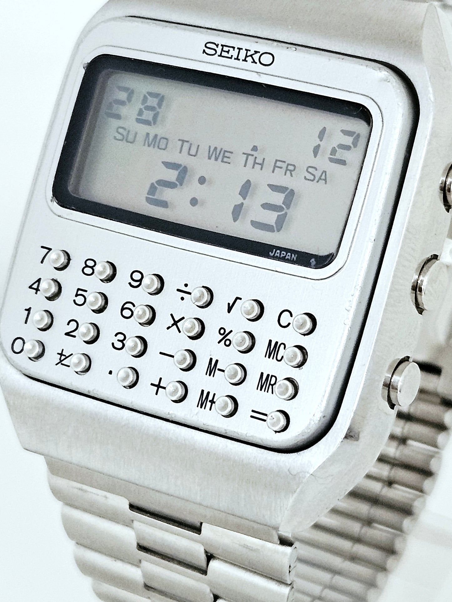 Seiko - Ref-C153-5011 - LCD Watch - First Calculator - Vintage 1978