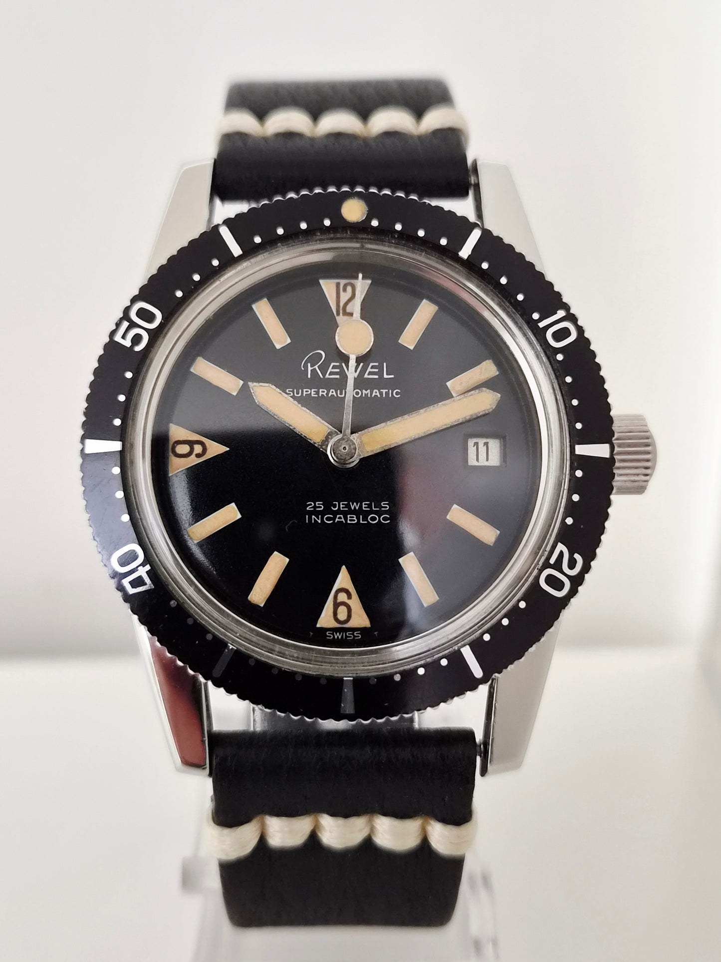 Rewel - Skin Diver - Mod. Submarine - Automatico - Steel Case 38 mm
