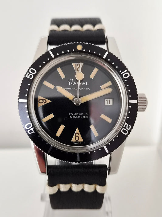Rewel - Skin Diver - Mod. Submarine - Automatico - Steel Case 38 mm