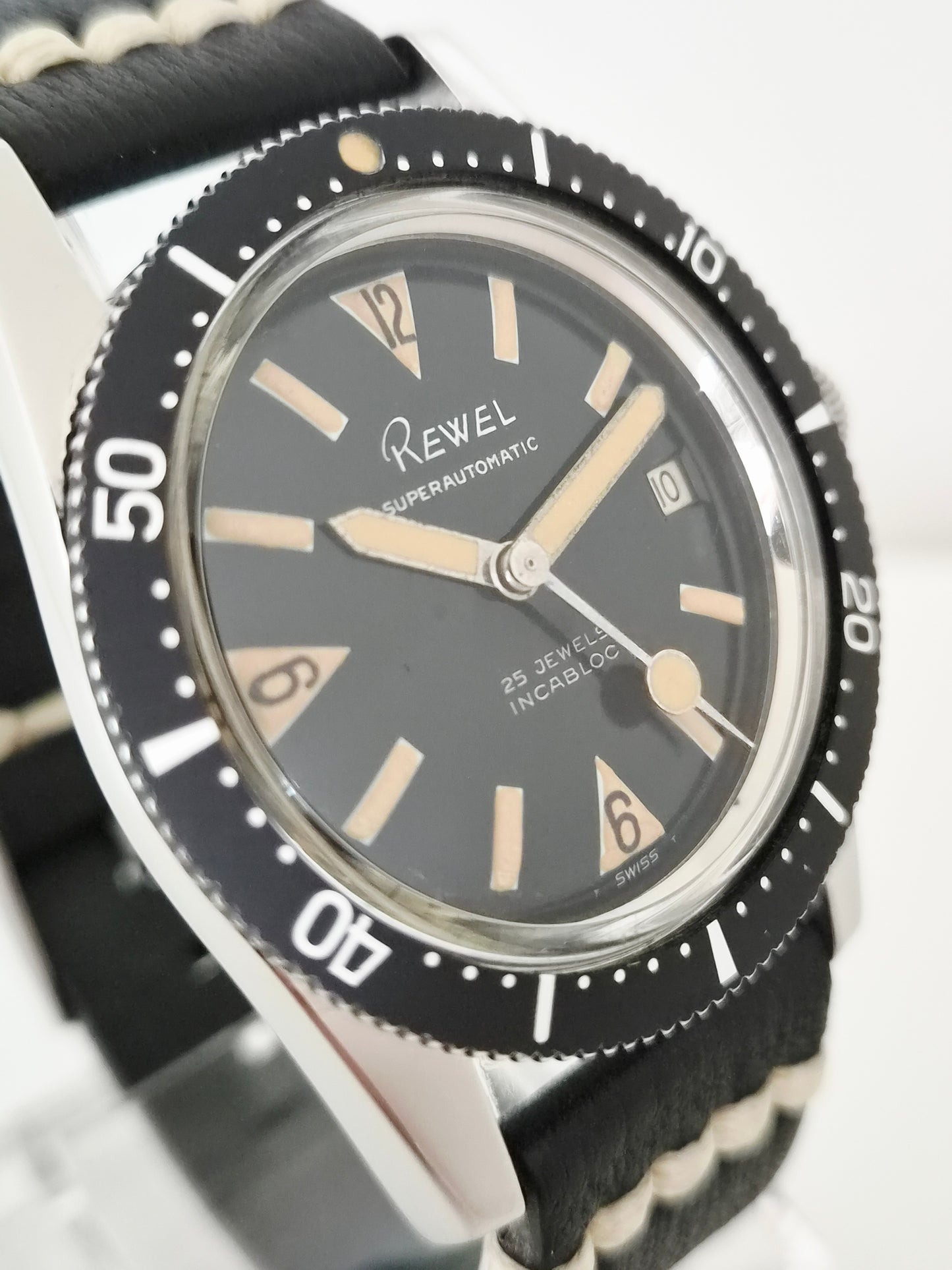 Rewel - Skin Diver - Mod. Submarine - Automatico - Steel Case 38 mm